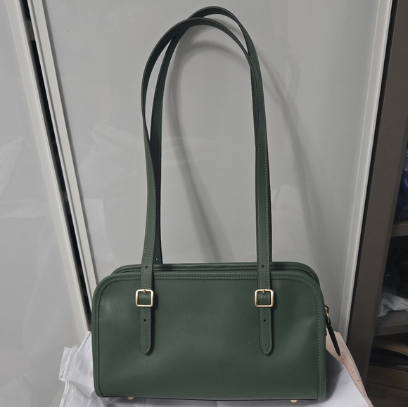 Coach Swing Zip bag shoulder bag hunter green brass 1998 re edition - Picture 3 of 10